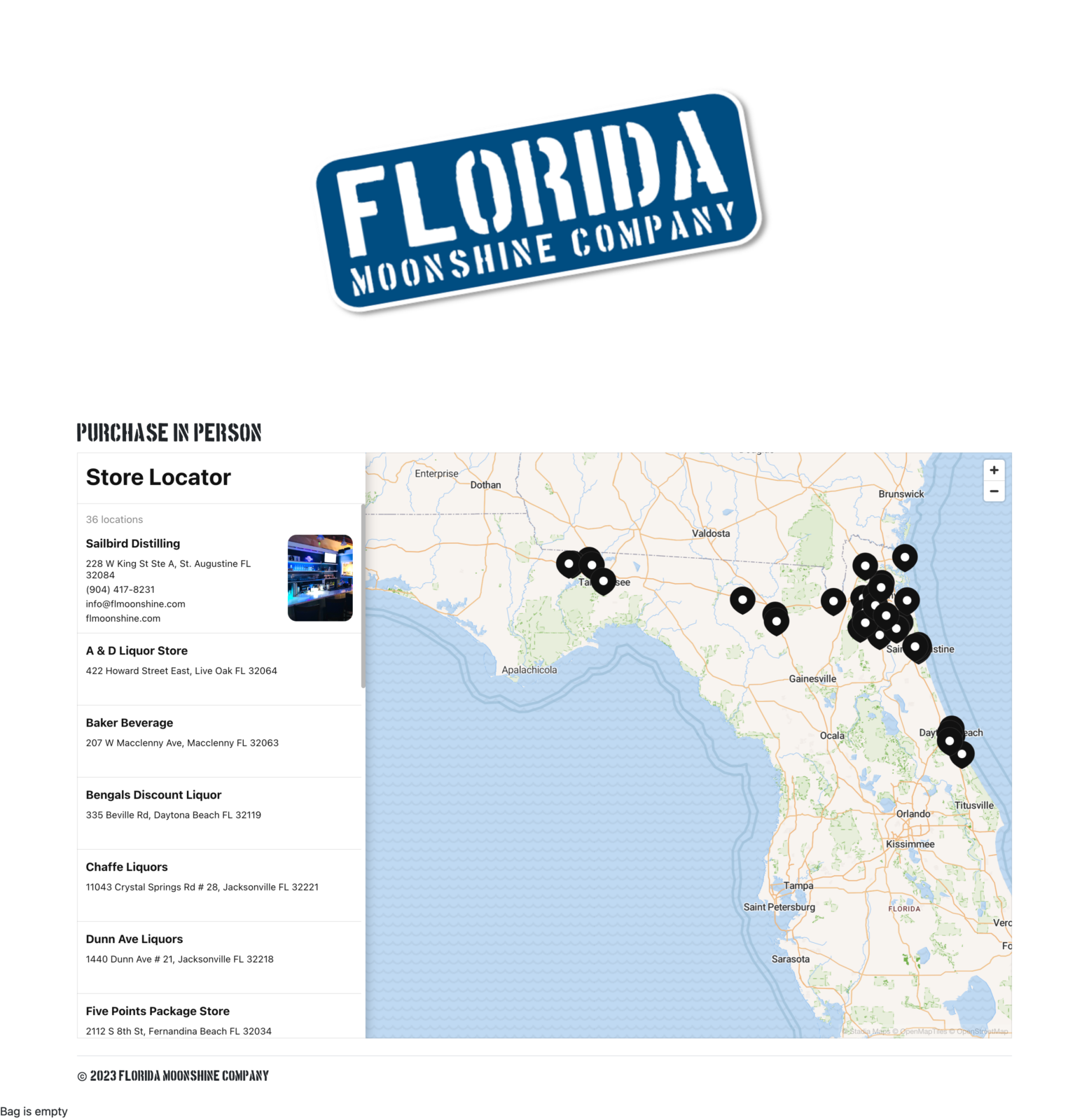 Florida Moonshine Company Before Screenshot